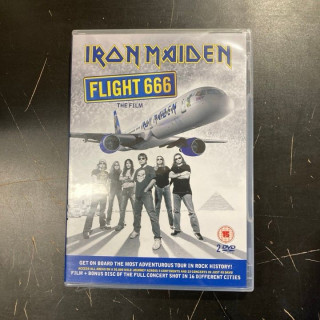 Iron Maiden - Flight 666 (The Film) 2DVD (VG/M-) -heavy metal-